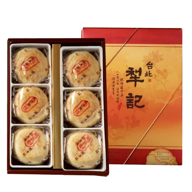 【台北犁記】綠豆椪限定禮盒x4盒(滷肉綠豆椪6顆/盒)_年菜 年節禮盒