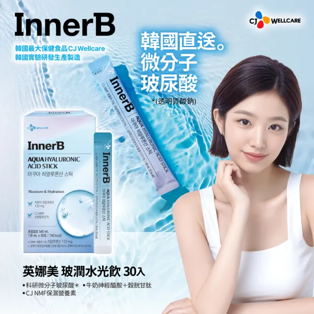 【InnerB】韓國英娜美玻潤水光飲 18mlx30包