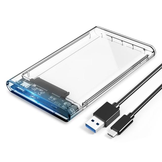 Netac 新透明設計 2.5吋 SATA HDD/SSD USB3.0 外接盒(5Gb/s 原廠1年保固)