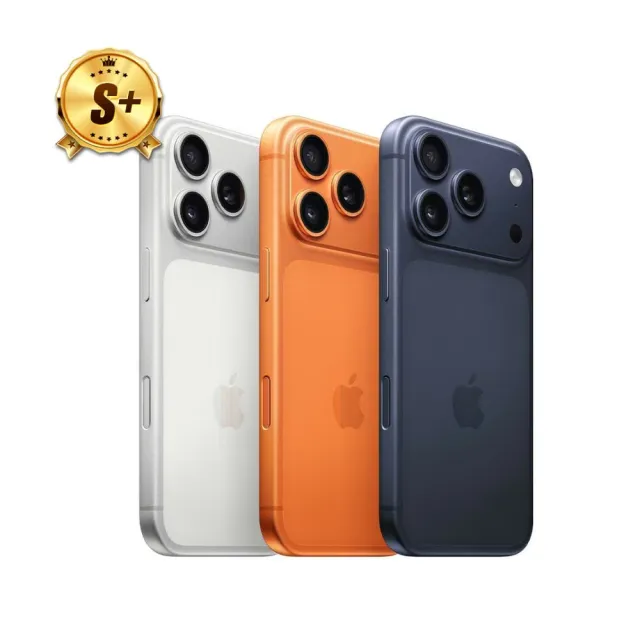 【Apple】S+級福利品 iPhone 17 Pro Max 256G 6.9吋(電池健康度100%)全新未拆封僅盒損 原廠保固一年