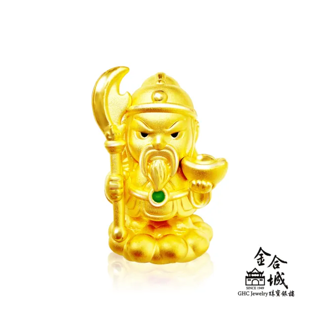 【金合城】神明系列金飾-關聖帝君黃金擺件 MNA0014(金重約0.59錢)