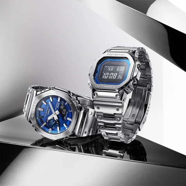 【CASIO 卡西歐】G-SHOCK 太陽能藍牙電波錶-7款可選 父親節 送禮(GMW-B5000D-1)