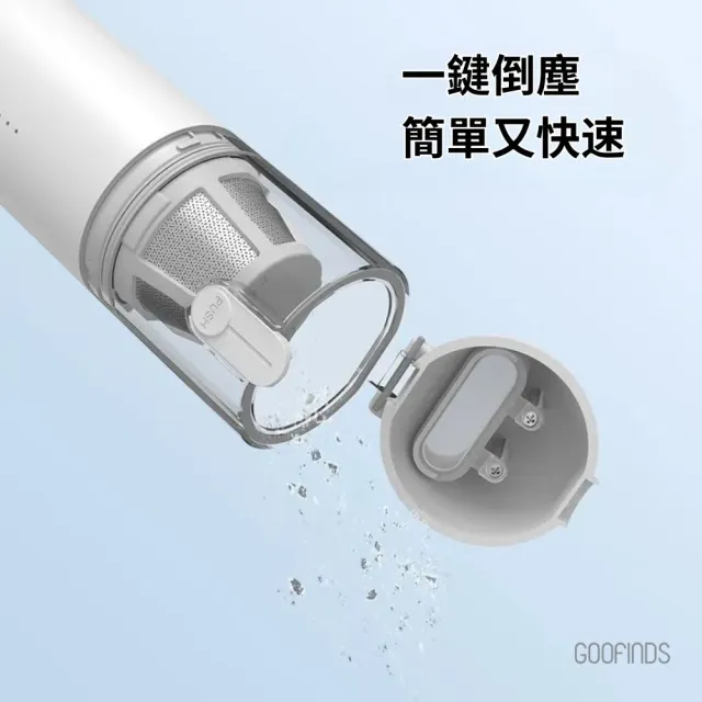 【GOOFINDS 谷凡】吸吹兩用迷你吸塵器(吸塵、吹氣兩用/ 18Kpa大吸力/ 車用家用/ GMVB6057)