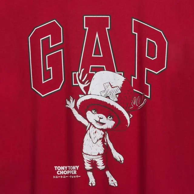 【GAP】Gap × ONE PIECE航海王圖案T恤-紅色(1179961)