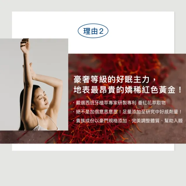 【好好生醫】飛航模式膠囊二入組 有感幫助入睡60顆/盒（父親節限時優惠、幫助入睡、專利番紅花萃取、鎂）
