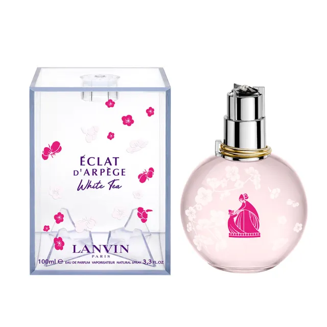 【LANVIN 浪凡】光韻白茶淡香精100ml(贈隨機香水筆7.5ml+小香乙瓶.專櫃公司貨)