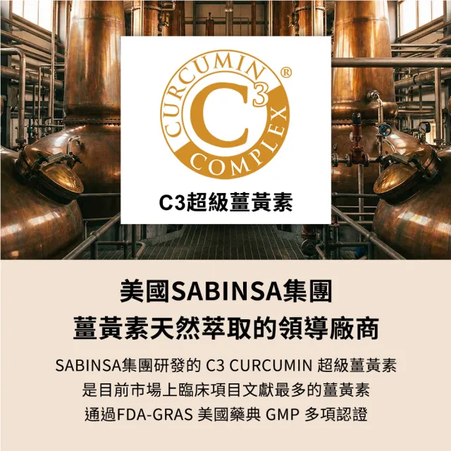 【江P生醫】超能量C3薑黃素 x 2入組 (名醫江坤俊研發 ) 世界專利95%超濃萃取 / 代謝