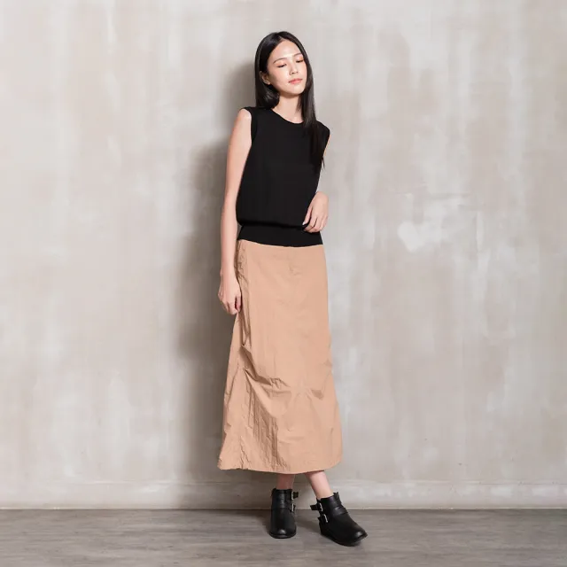 【perng yuh 芃諭名品】自由旅程 輕戶外 尼龍 長裙(2026 AW Collection｜5C秋冬新品上市)