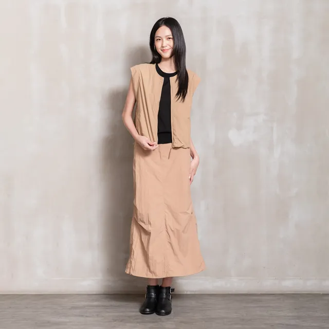 【perng yuh 芃諭名品】自由旅程 輕戶外 尼龍 長裙(2026 AW Collection｜5C秋冬新品上市)
