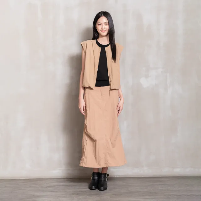 【perng yuh 芃諭名品】自由旅程 輕戶外 尼龍 長裙(2026 AW Collection｜5C秋冬新品上市)