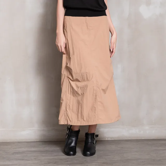 【perng yuh 芃諭名品】自由旅程 輕戶外 尼龍 長裙(2026 AW Collection|5C秋冬新品上市)