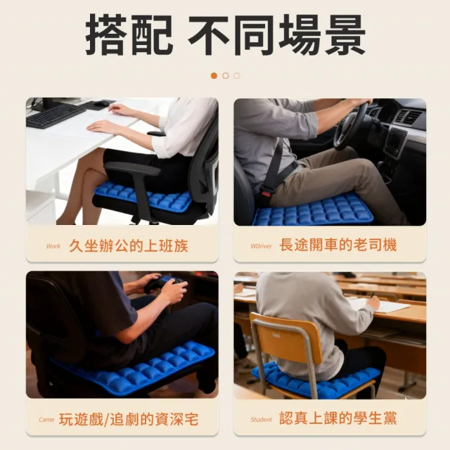 【IMIS 愛美麗】韓國 多功能氣囊坐墊防痔瘡坐墊-軟硬可調（充氣坐墊 減壓 透氣 防褥瘡坐墊 護臀墊）