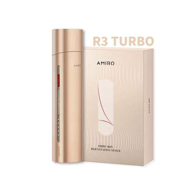 【AMIRO】時光機拉提美容儀 R3 TURBO - 流沙金