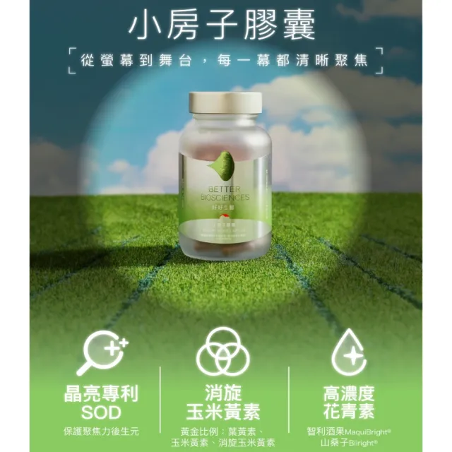 【好好生醫】燕窩酸益生菌四入組＋小房子葉黃素補充包（父親節限時優惠 膠原蛋白適用、抗藍光清晰守護）