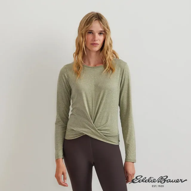 【Eddie Bauer】女性長袖涼感彈性機能上衣 任選 21650970