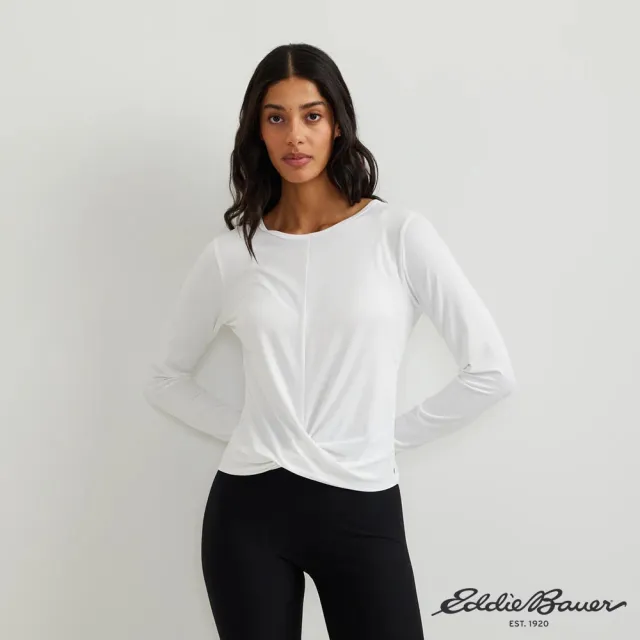 【Eddie Bauer】女性長袖涼感彈性機能上衣 任選 21650970