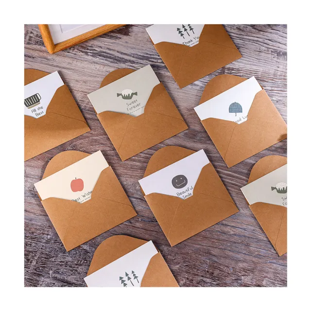 Paper Play 萬用卡片 感謝卡/萬用卡片-復古手繪趣味圖樣造型卡片 賀卡 感謝卡 祝福卡(6款任選)
