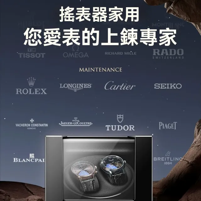 【諾必行】標准款  機械錶自動搖表器 家用電動轉表器 手錶旋轉上鏈盒（單表位單檔）