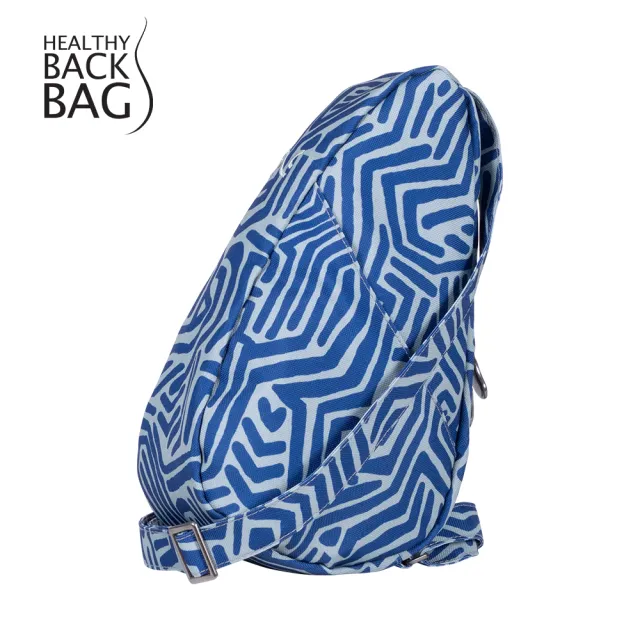 【HEALTHY BACK BAG】官方直營-印花系列 RECYCLED PRINT SLING 斜背包-幾何迷城 男包 女包 側背包 斜背包