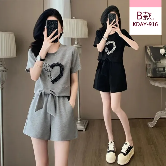 【Pure 衣櫃】設計感減齡氣質顯瘦兩件套(女上衣/KDAY-915/916/1064/1363/938)