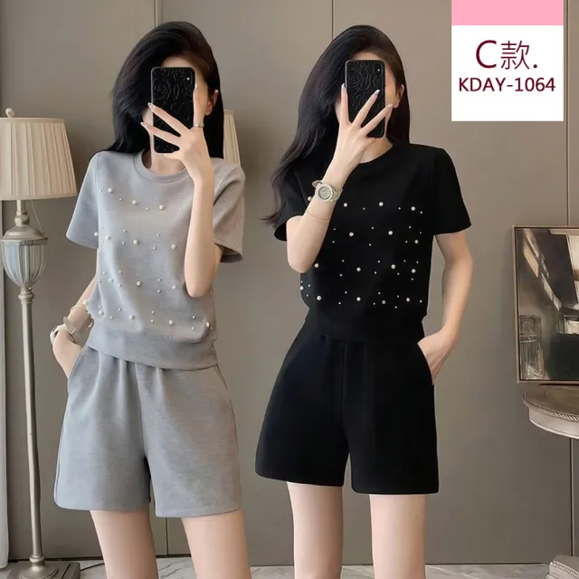 【Pure 衣櫃】設計感減齡氣質顯瘦兩件套(女上衣/KDAY-915/916/1064/1363/938)