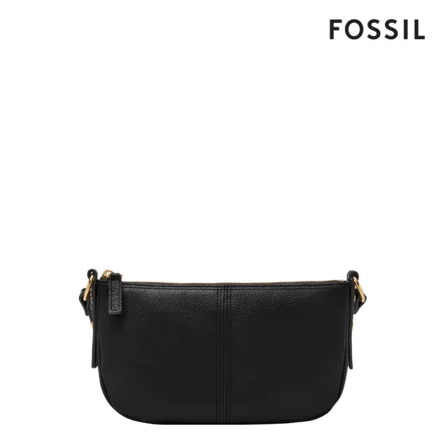 【FOSSIL】Jolie 真皮法棍包-黑色 ZB11097001