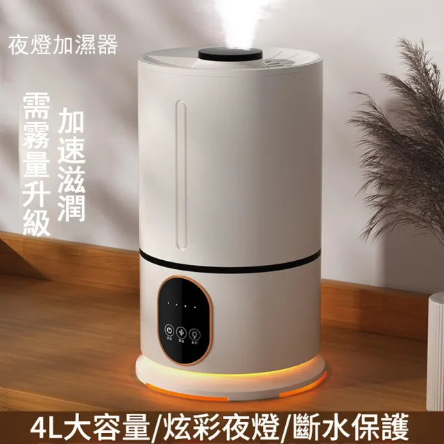 HOMI 好米居家 大霧量空氣加濕器 超音波霧化機 大容量加濕器 靜音增濕機 家用加濕器 靜音霧化機