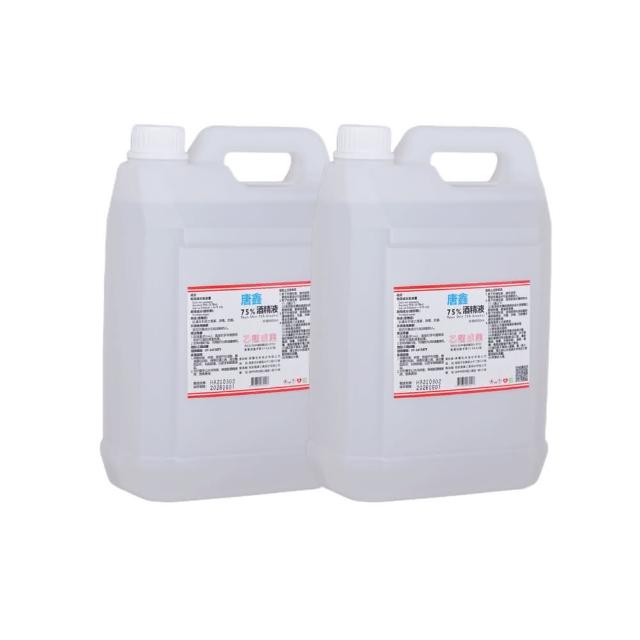 【唐鑫】75%酒精液 2桶組(4000ml/桶 防疫清潔)