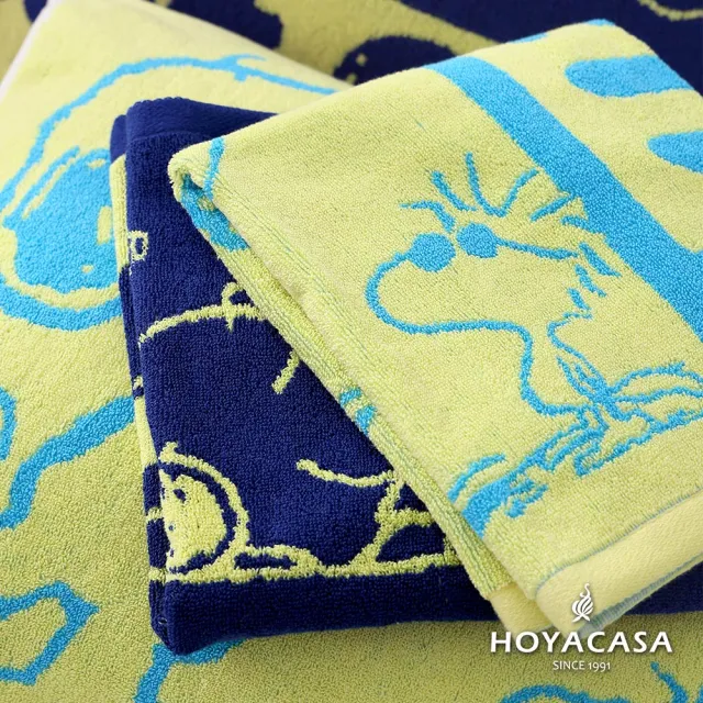 【HOYACASA  禾雅寢具】史努比聯名系列-純棉吸水毛巾-多款任選(2入) 速達