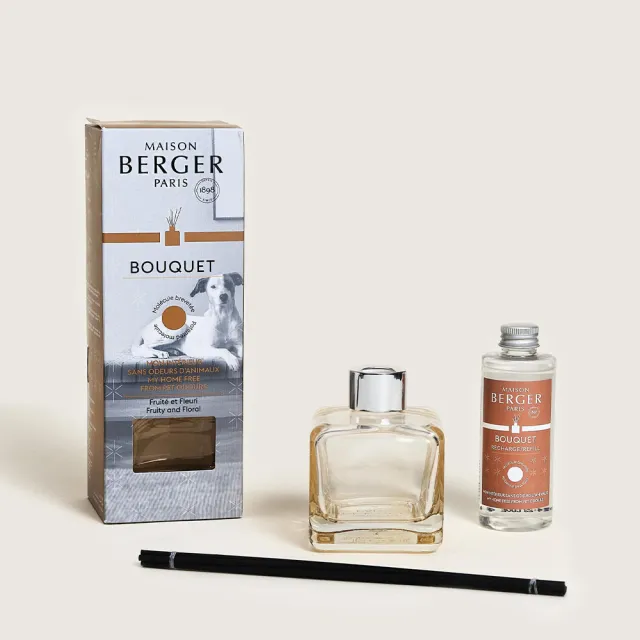 【MAISON BERGER 柏格薰香】摯愛寵物 溫暖花果香 擴香組
