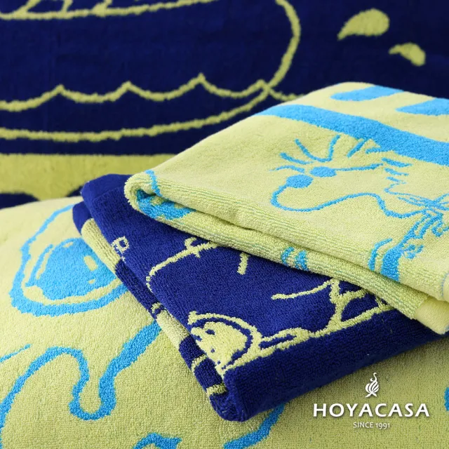 【HOYACASA  禾雅寢具】史努比聯名系列-純棉枕巾-多款任選(2入) 速達