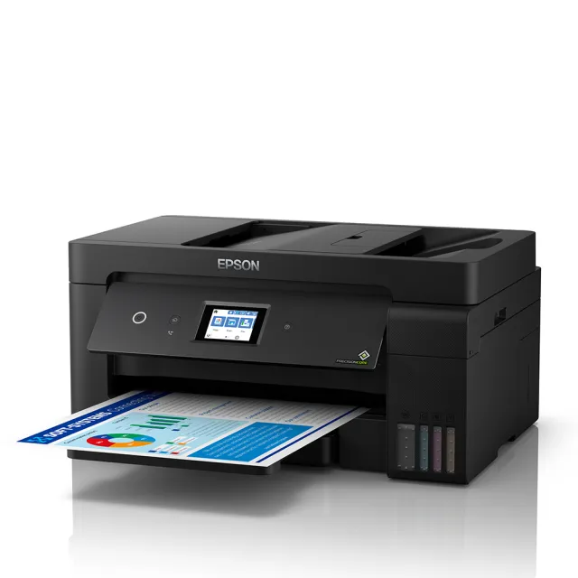 【EPSON】官方直營 搭1組T03Y原廠1黑3彩墨水★L14150 A3+高速雙網WiFi智慧遙控連供複合機