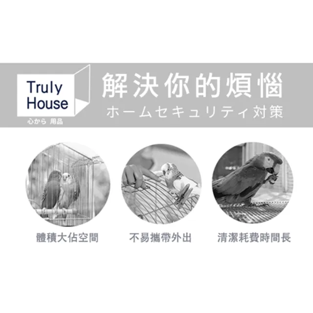 【Truly House】外出透明透氣手提包 黑色 養鳥 提籠 鳥類包 寵物包 鸚鵡