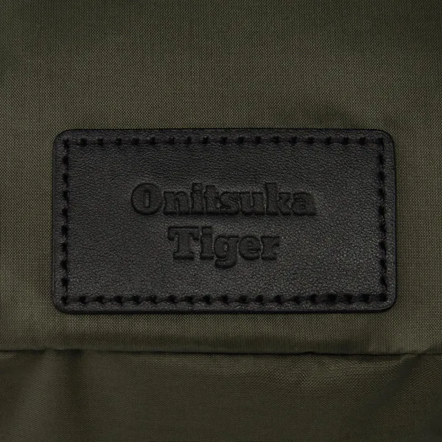 【Onitsuka Tiger】鬼塚虎 官方旗艦店 軍綠色翻蓋扣環後背包(3183B317-200)
