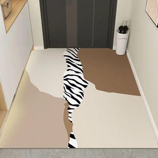 HANACO 入門PVC地墊 100*120CM 家用免洗可擦耐髒門墊 進門腳墊 防滑加厚玄關地毯