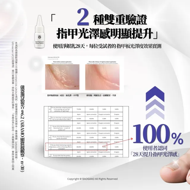 【BAOGAAO】德國微銀指甲更新修護乳10ml(灰甲問題指甲/防護/亮甲乳/厚脆甲)