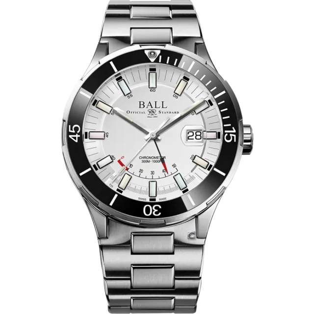 【BALL 波爾】Roadmaster 天文台認證動力儲存機械腕錶-40mm(DP3006A-S1CJ-WHR)