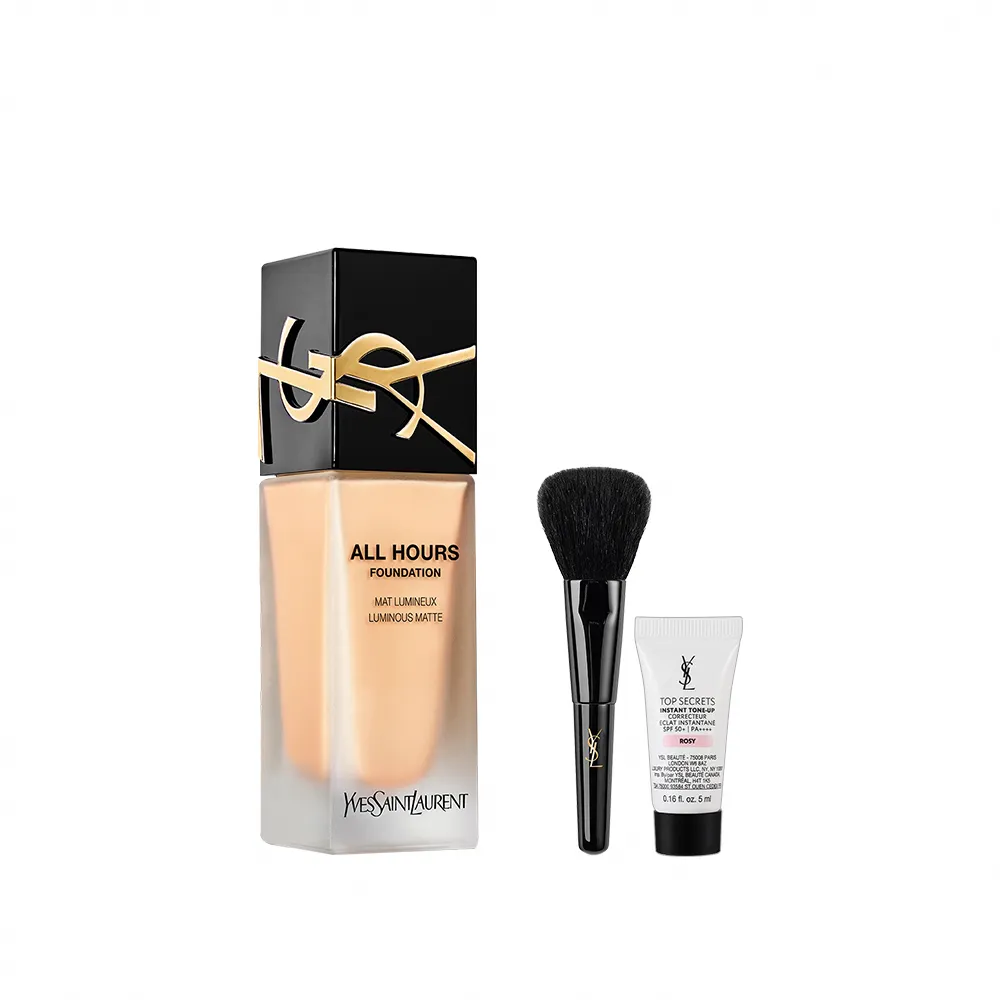 【YSL】官方直營 恆久完美無瑕持妝粉底SPF39/PA+++ 25ml(午夜粉底/任選1款)