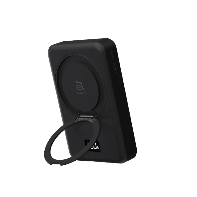 【ADAM 亞果元素】VIONTA B10 10000mAh SSB固態式磁吸旋轉支架行動電源(標示Wh/3C認證/可上飛機)
