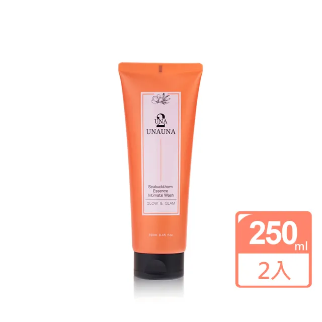 【BIOCROWN 百匡】沙棘柔潤私密沐浴露250ml 2瓶 - UNA(專洗小嫩皮)