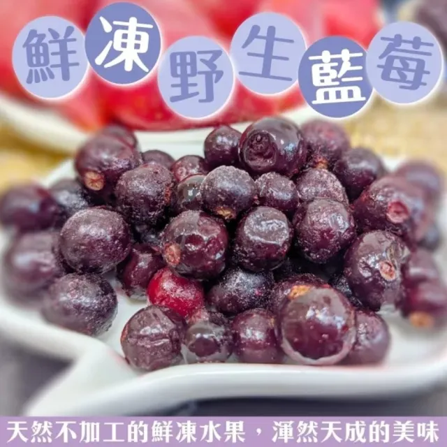 【WANG 蔬果】加拿大冷凍野生藍莓1kgx6包(1kg/包_家庭號)