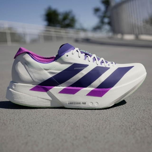 【adidas 愛迪達】ADIZERO ADIOS PRO 4 跑鞋 運動鞋 慢跑鞋 男鞋 JR1656