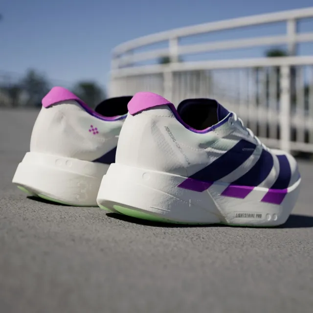 【adidas 愛迪達】ADIZERO ADIOS PRO 4 跑鞋 運動鞋 慢跑鞋 男鞋 JR1656