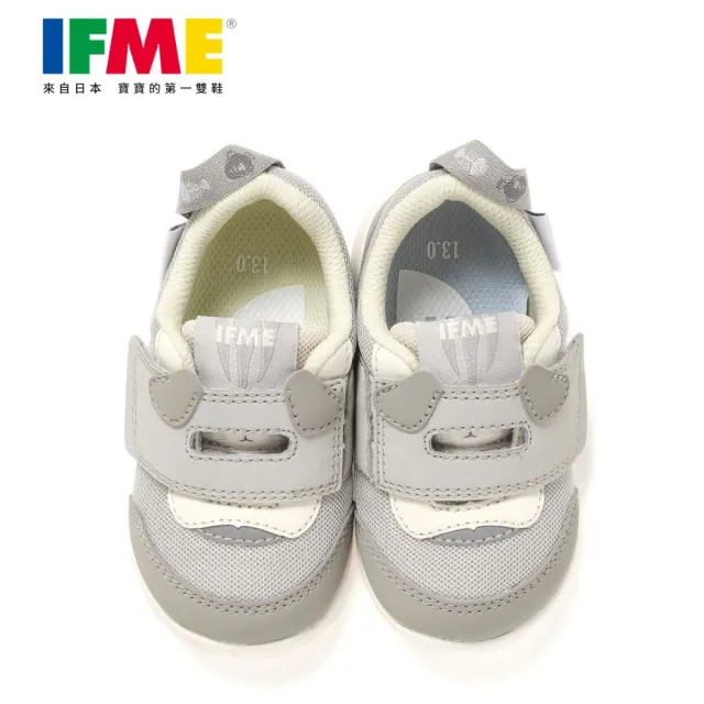 【IFME】童鞋 寶寶段 一片黏帶動物系列 機能童鞋 學布鞋 寶寶鞋(IF20-680101)