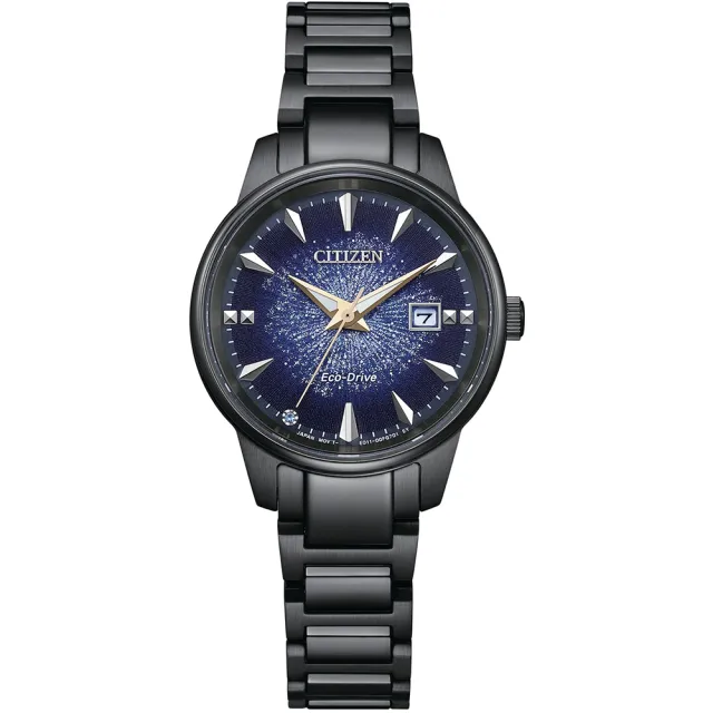 【CITIZEN 星辰】代言人廣告款 光動能銀河宙光限定款對錶-39.2+29.2mm 雙11 送禮(BM7595-89M/EW2595-81M)