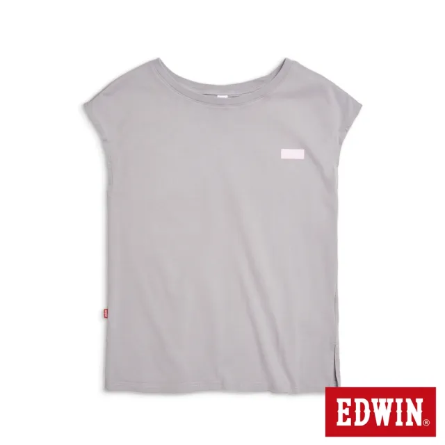 【EDWIN】女裝 無袖背心(灰色)