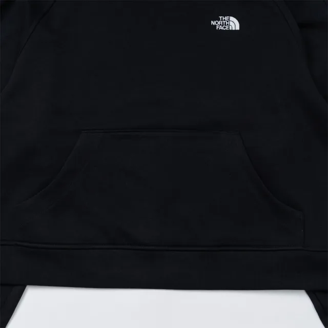 【The North Face】北臉 長袖上衣 女 大學T 短版 黑 NF0A8KDSJK3