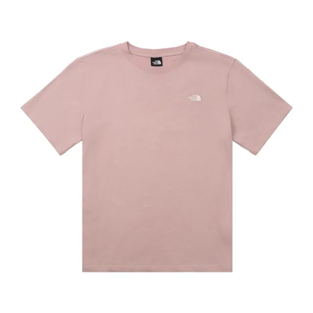 【The North Face】北臉 短袖上衣 女 純棉 W HIKE RLX SS TEE GRAPHIC 粉 NF0A8JKZ0SO