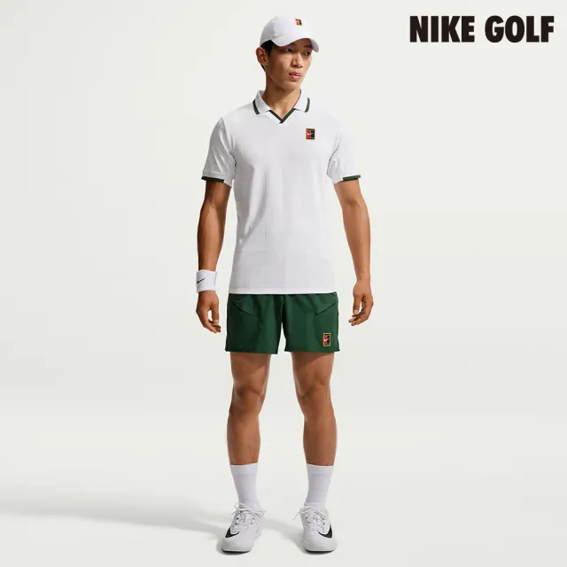 【NIKE GOLF】NikeCourt Slam 男款 Dri-FIT ADV 網球衫-白色(IB1025-100)