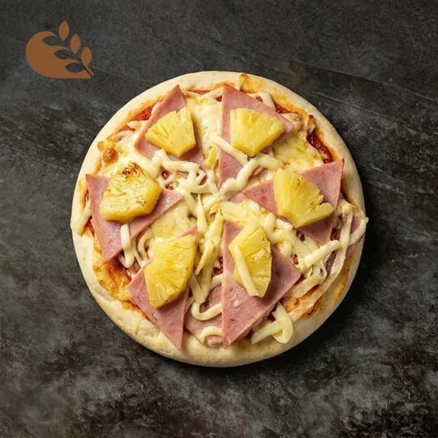 【BAKER 胖大師】6吋薄皮披薩比薩pizza-夏威夷口味(5入)
